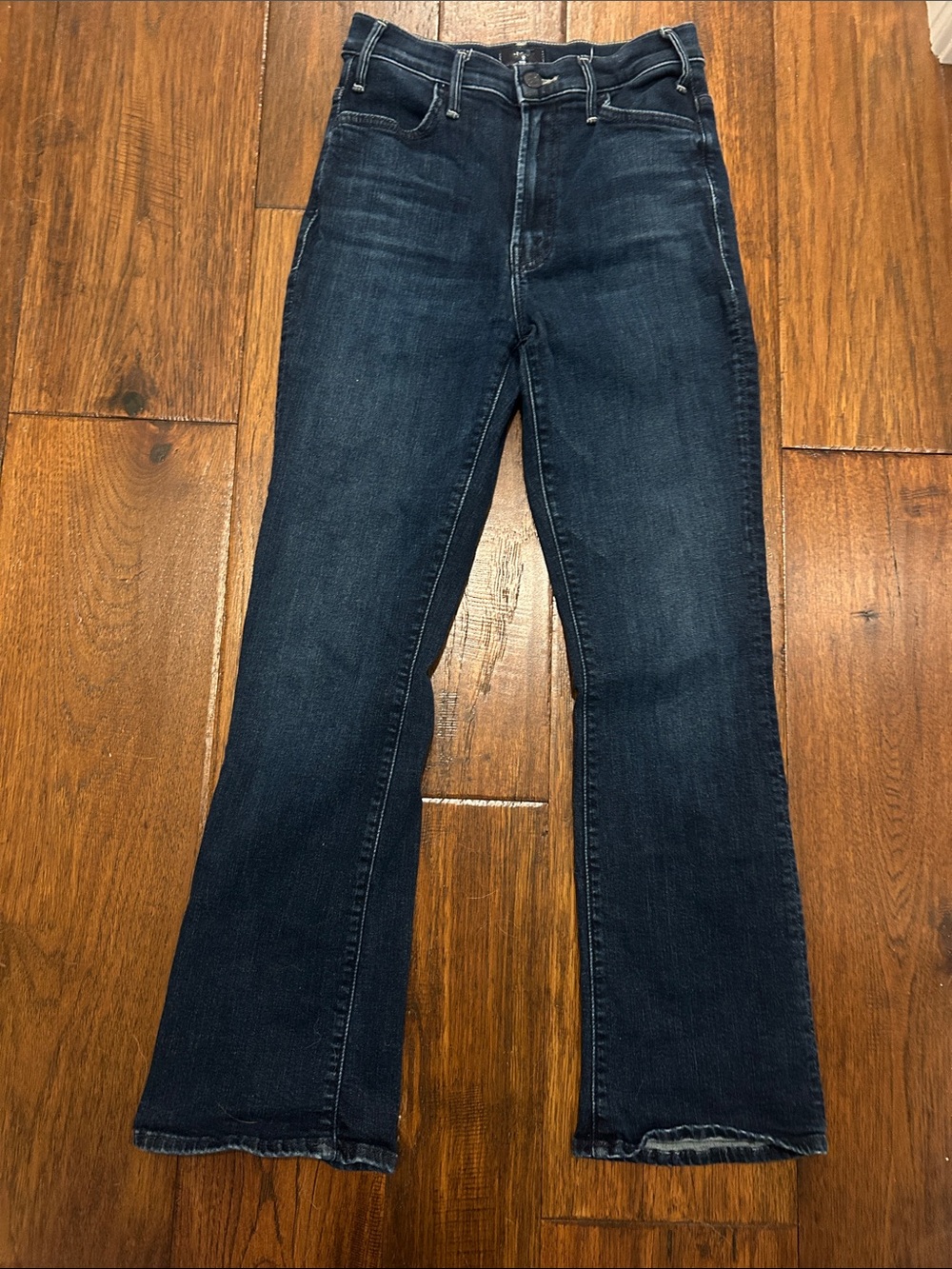 Mother hustler ankle jeans